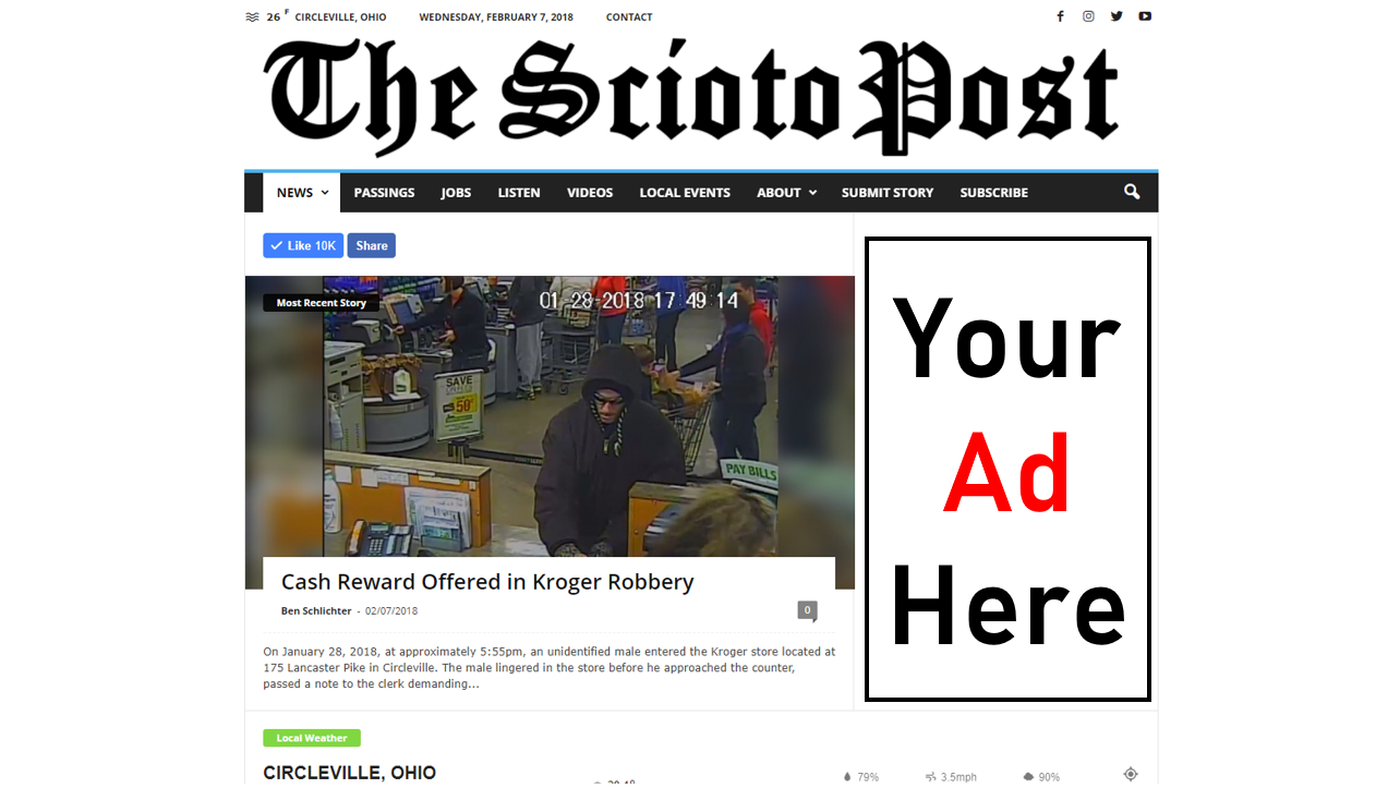 Advertise Scioto Post