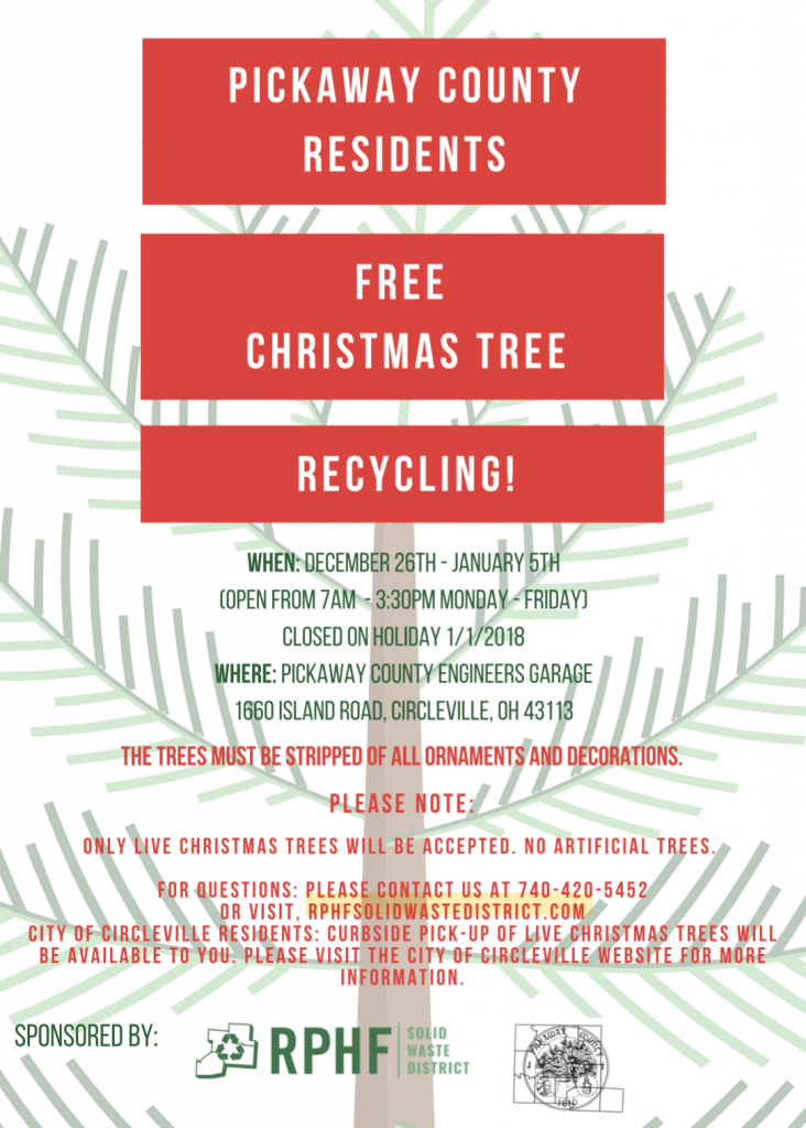Free Christmas Tree and Paper Recycling Find Out How Scioto Post