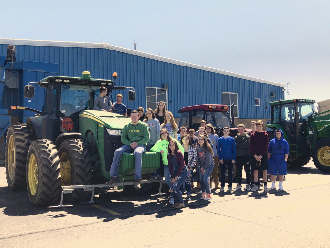 Teays Valley High School Supports AG With Drive Your Tractor To School