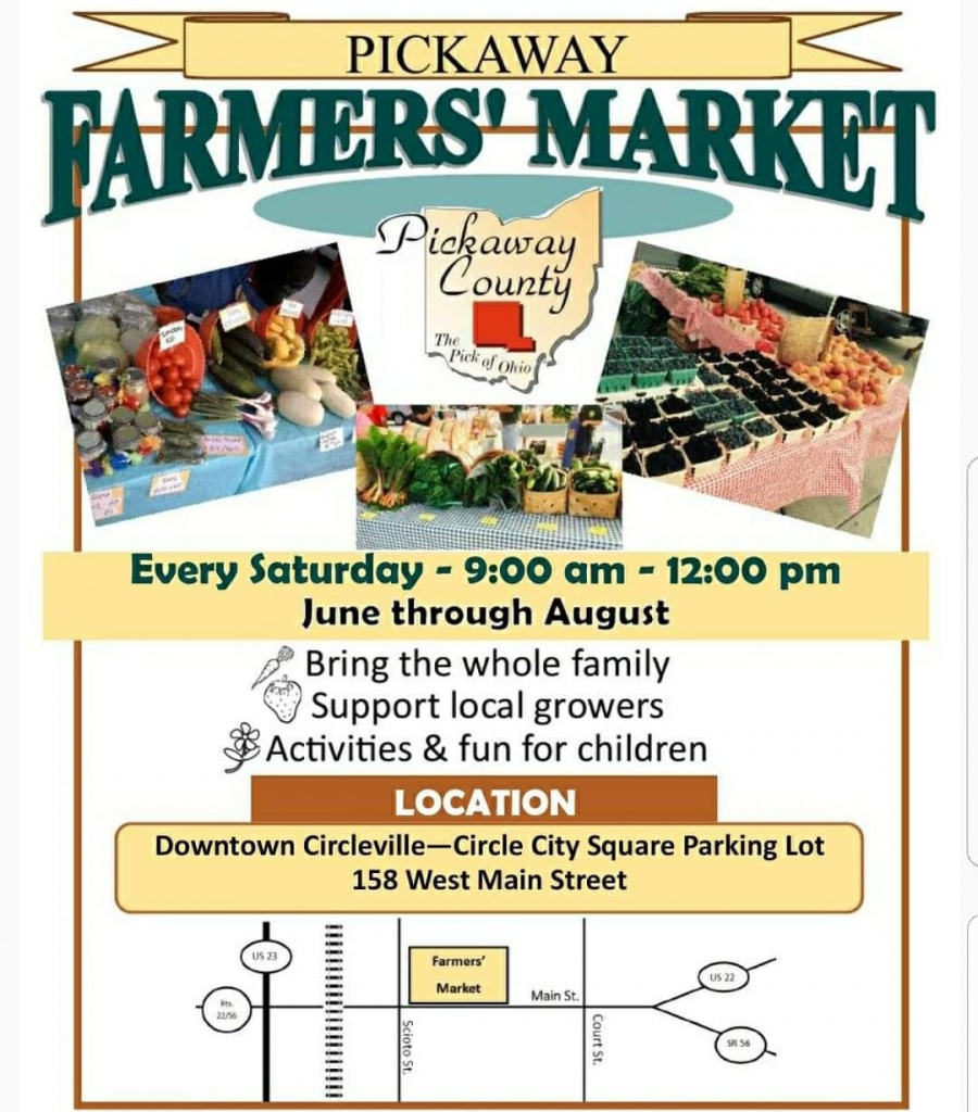 Downtown Circleville Farmers Market Will Open Tomorrow Plus Open Air Street Market Scioto Post
