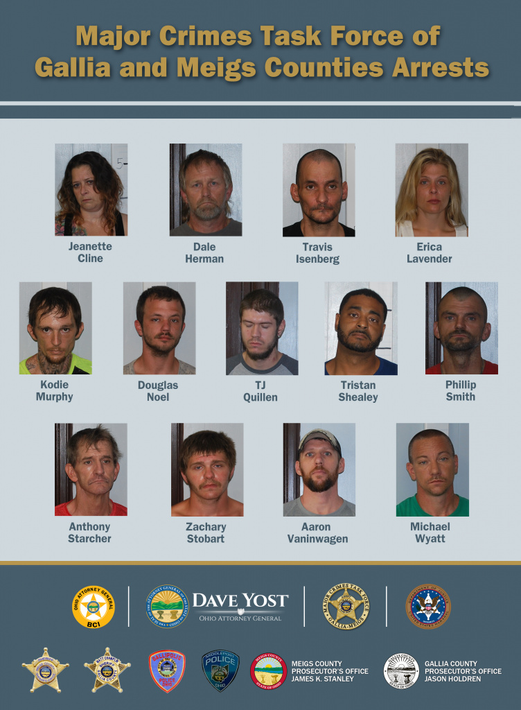 Organized Crime Task Force Arrests 12 Individuals on 92 Drug Felony ...