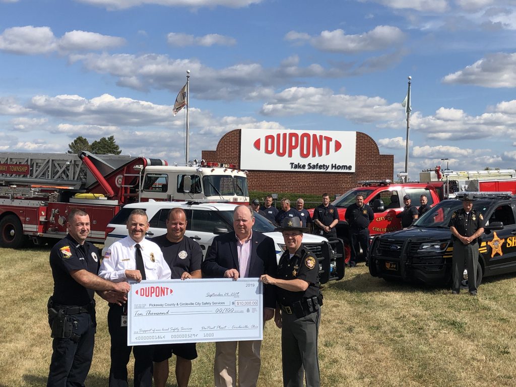 Circleville Safety Forces Receive 10,000 From Dupont Outreach Grant