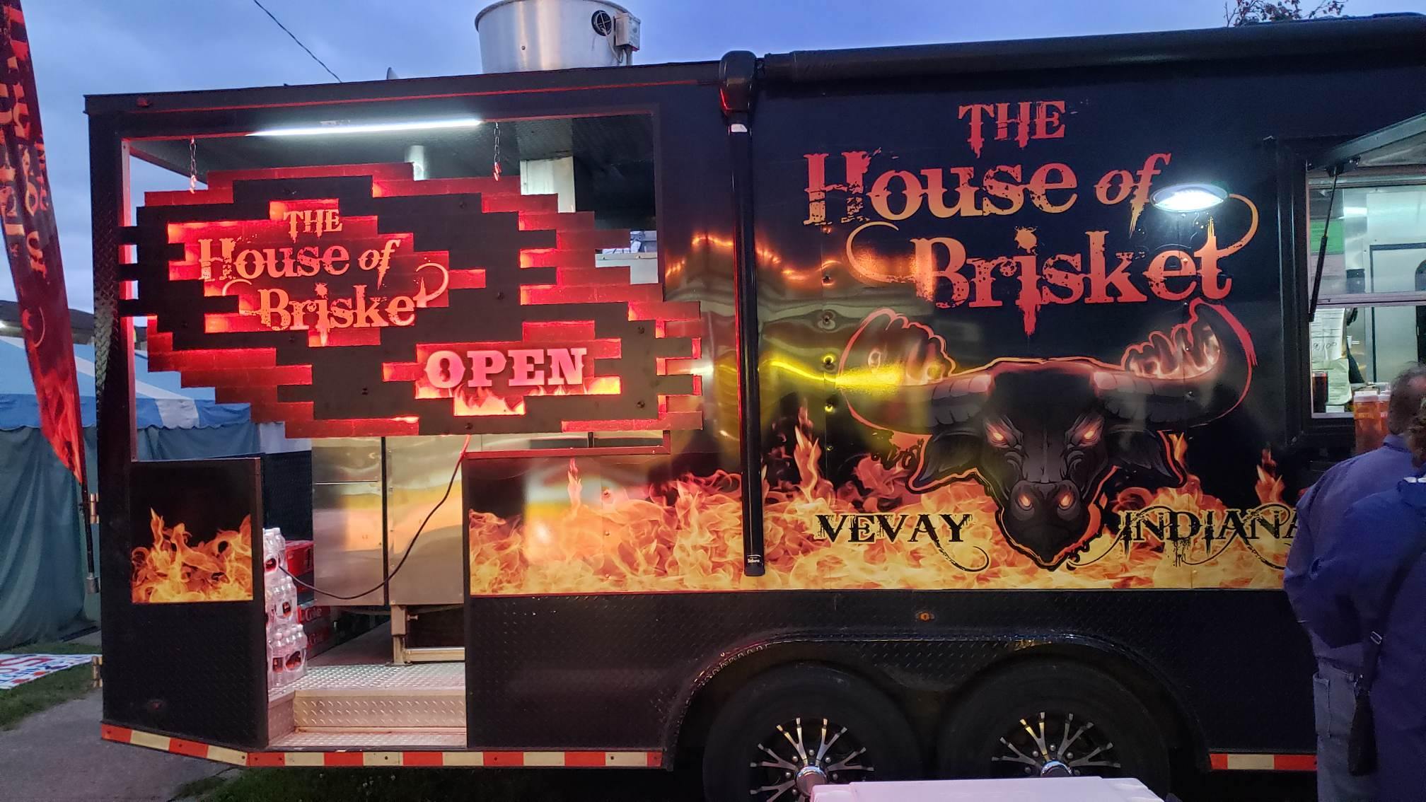House of Brisket Visits Pumpkin Show With Brisket Baked Potatoes and