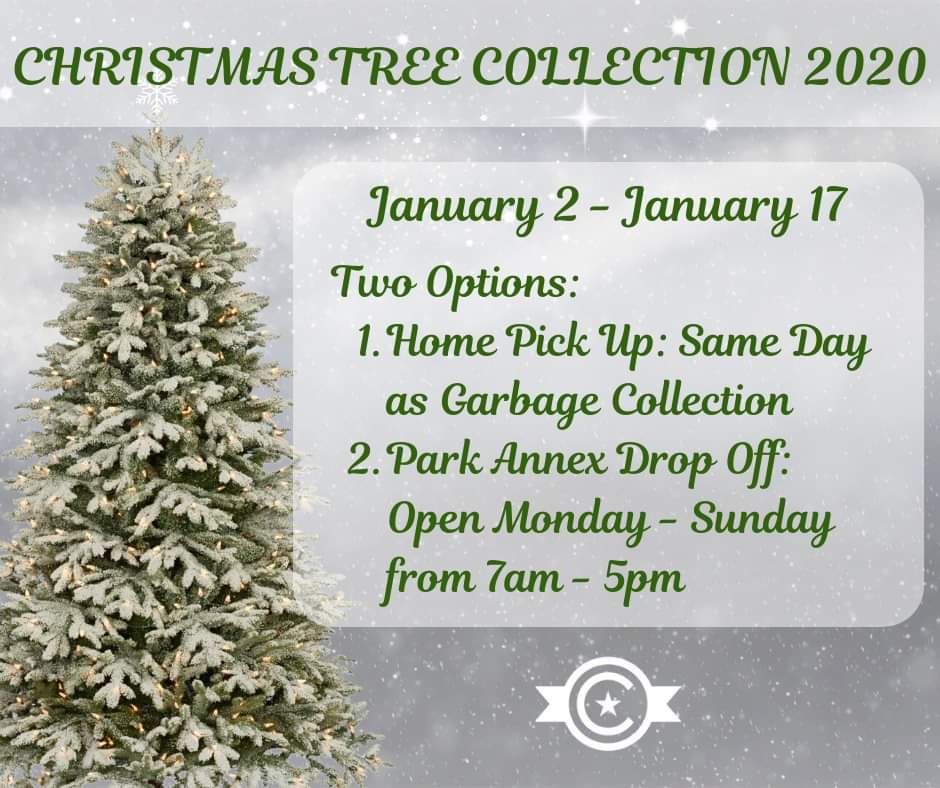 Chillicothe OH City Announces Christmas Tree Pickup/Dropoff Dates
