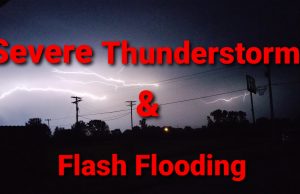 WEATHER- Severe Thunderstorms & Flash Flooding Possible