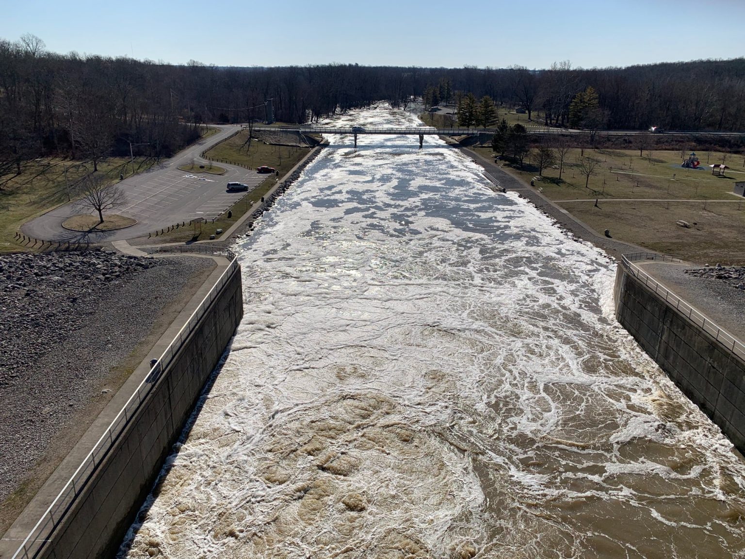 Deer Creek Dam Releasing Heavy Flood Waters Today Scioto Post