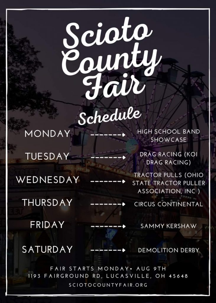 Scioto County Fair Schedule Released, Including Show by Country Music