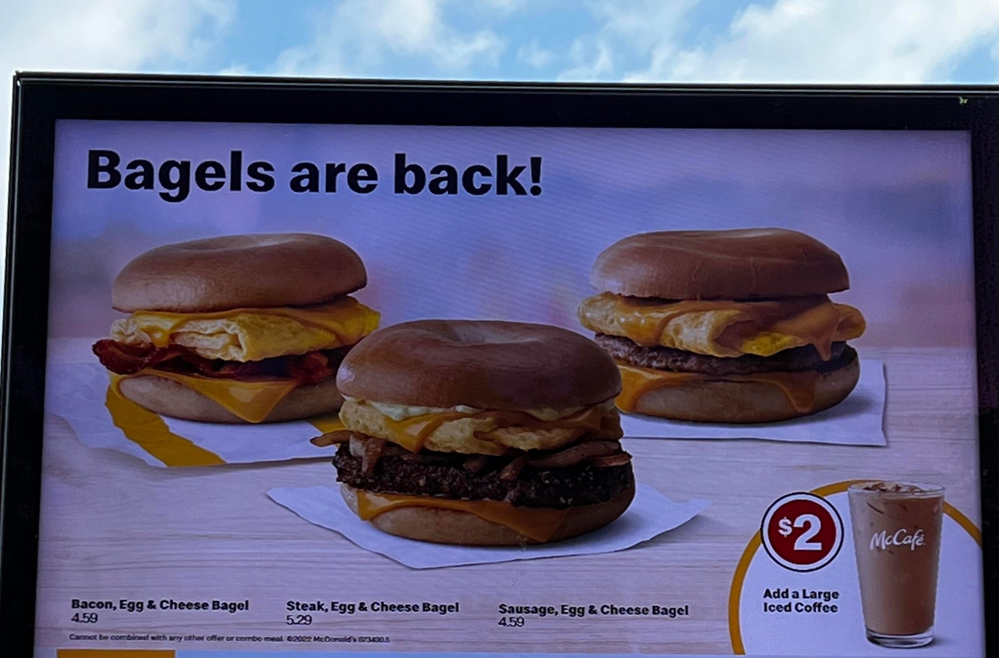 Breakfast Bagels are Back at McDonalds Scioto Post