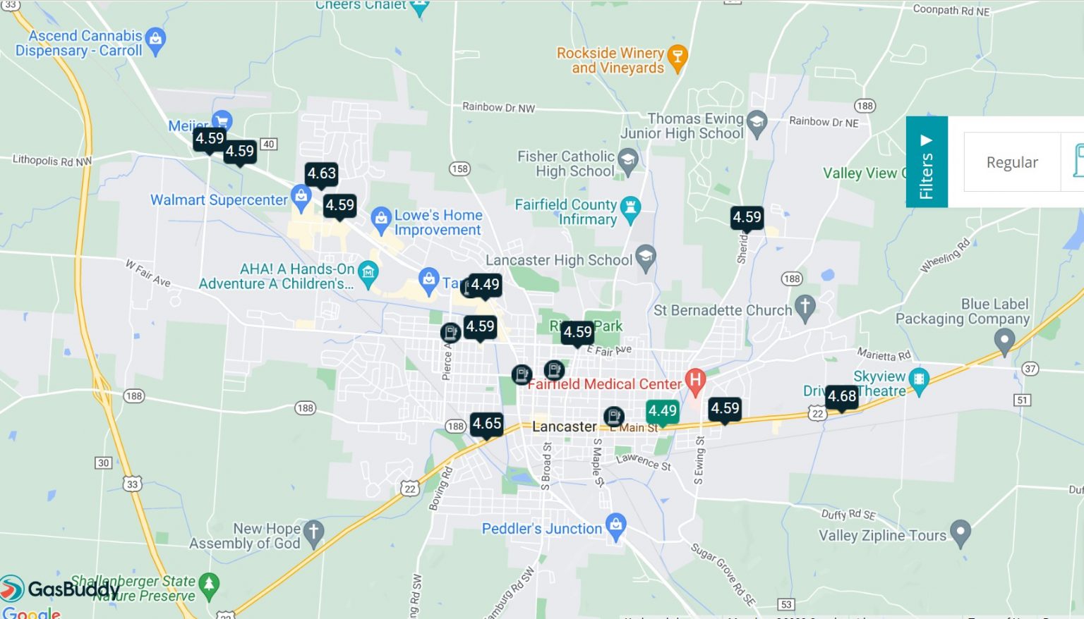 Gas in Lancaster Almost a Dollar More Per Gallon than Other Areas