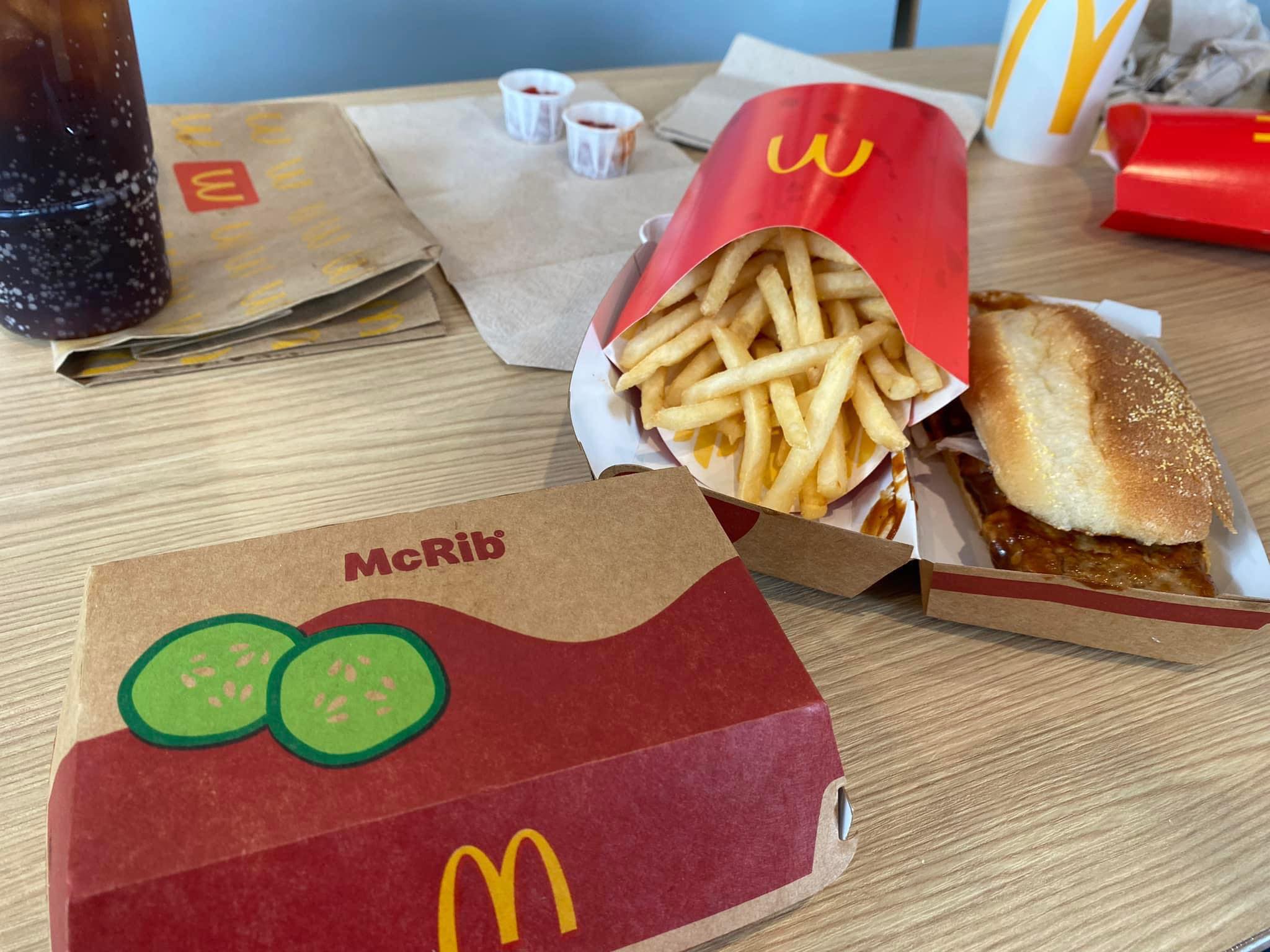 McDonald's Iconic McRib is Back for a Limited Time Scioto Post