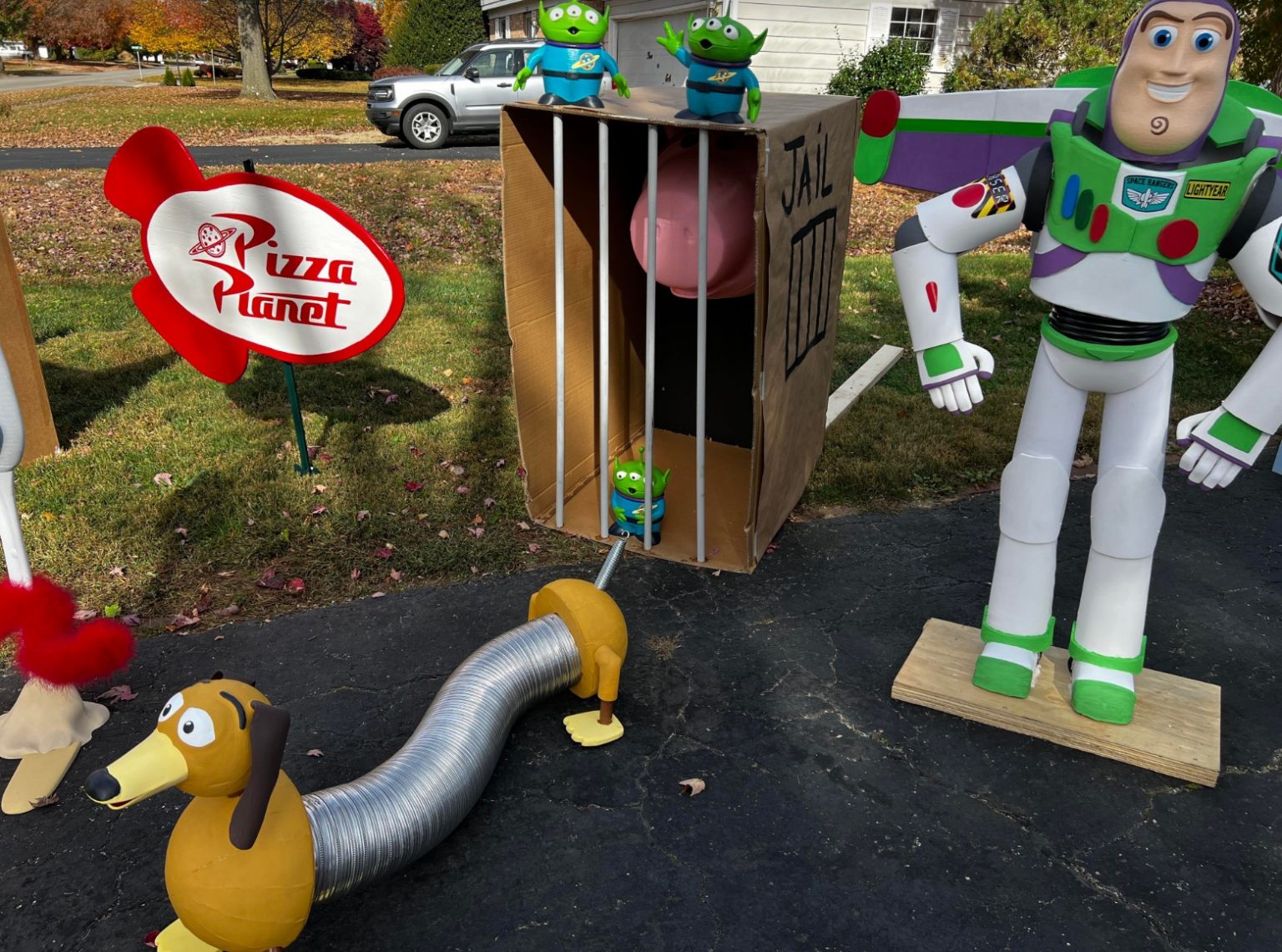 Circleville Locals Create Toy Story Display for Trick or Treat