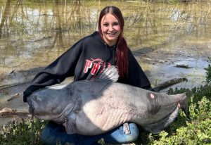 Ohio Teen Angler Reels in State Record 101.11 Pound Blue Catfish
