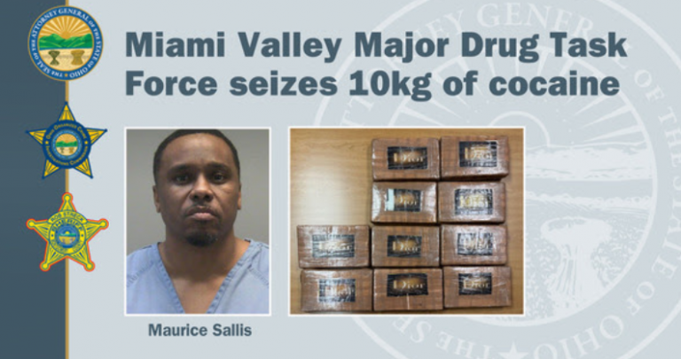 Miami Valley Drug Task Force Seizes 10 Kilograms of Cocaine, Arrests ...