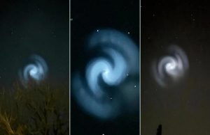 Mysterious Blue Spiral Lights Up European Skies, Aliens or Musk?