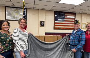American Legion Post 134 Supports Local Homeless Veterans with Blanket Donation and Future Support