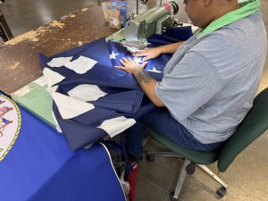Behind Bars, But Sewing Freedom: Marysville Inmates Craft Flags for Nearly a Century