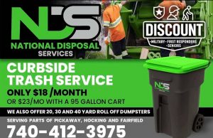 New Business – National Disposal Services Launches Curbside Trash Pickup Across Pickaway County Area