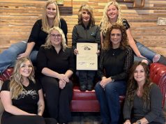 Ohio House of Representatives Honors Color Bar Hair Studio for Pumpkin Show Window Win