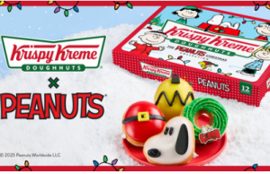 Krispy Kreme and Peanuts Team Up for Holiday Doughnut Collection