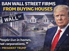Trump Calls for Ban on Wall Street Firms Buying Single-Family Homes