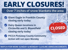 Early Closures Announced as Heavy Snow Blankets Region