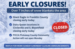 Early Closures Announced as Heavy Snow Blankets Region