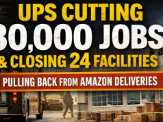 UPS Plans to Cut 30,000 Jobs, Close 24 Facilities as Amazon Pullback Accelerates