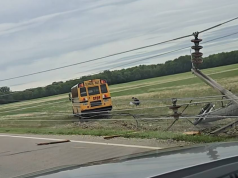 Crash Involving Logan Elm School Bus Knocks Out Power to 5,000, Shuts Down Tarlton Road