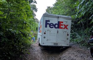 GPS Chooses Violence: Laurelville Fire Department Rescues FedEx Truck From 1-Mile Muddy Trap