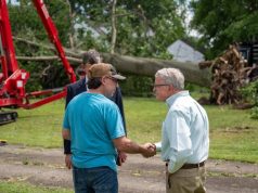 Governor DeWine Tours Mahoning County Wreckage, Declares State of Emergency Following Severe Storms