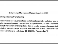 Data Center Moratorium Passed by Chillicothe Council