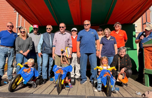 Wyatt Allenbaugh Takes First Place in 48th Annual Circleville Pumpkin Show Big Wheel Race