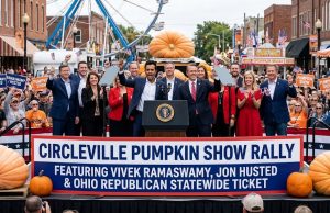 Vivek Ramaswamy, Jon Husted, and the Entire Republican Statewide Ticket to Rally in Circleville During Pumpkin Show